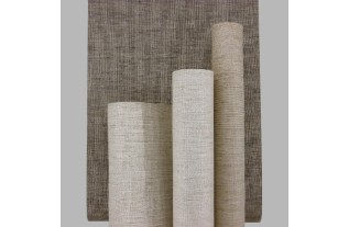 Unieke Linnen Behang Stukken in Natuurlijke Tint
