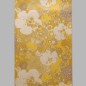 papier peint rétro Motif Fleuri Jaune