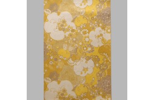 retro wallpaper Yellow Floral