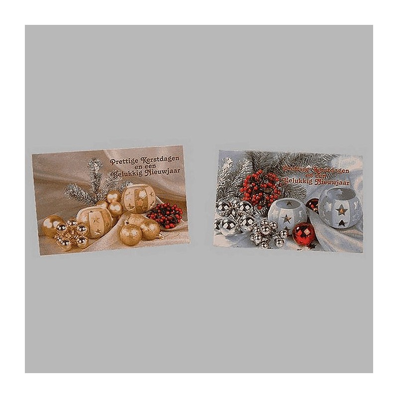 kerstkaarten theelichtjes 10 stuks met envelop kerstkaarten theelichtjes 10 stuks met envelop