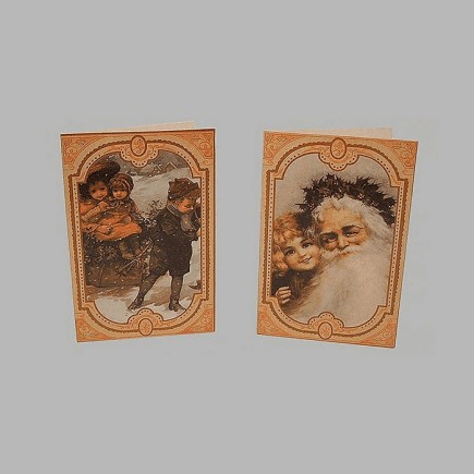 Cartes de Noël nostalgie 10 pcs avec enveloppe