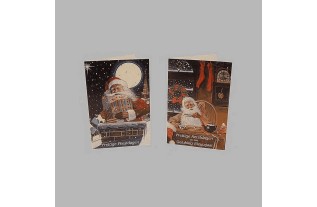 Christmas cards Santa Claus 10 pieces with envelope