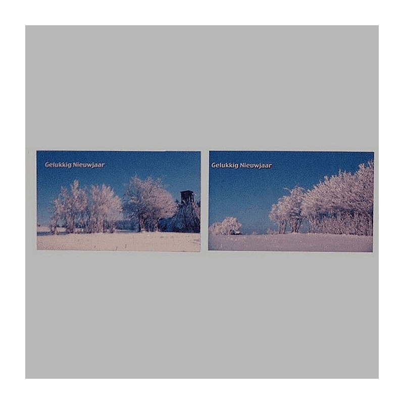 Christmas cards landscapes 6 pcs