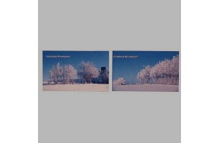 Christmas cards landscapes 6 pcs