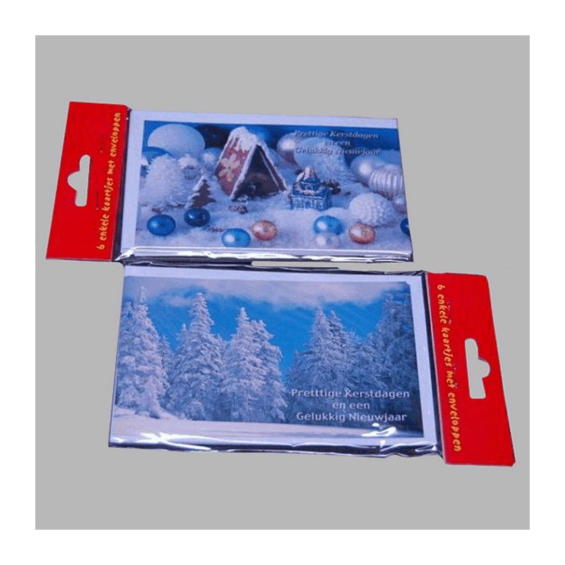 Christmas card snow house