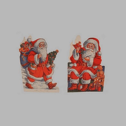 Cartes de Noël Clauses de Santa 12 pcs avec enveloppe