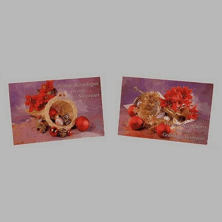Cartes de Noël panier-instruments 10 pcs avec enveloppe