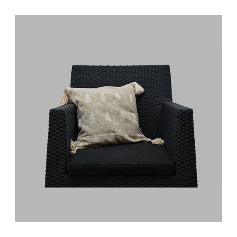 Housse de Coussin de Noël avec Motif Sapin – 40x40 cm