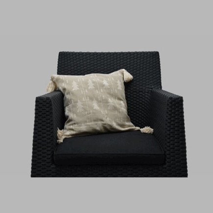 Housse de Coussin de Noël avec Motif Sapin – 40x40 cm