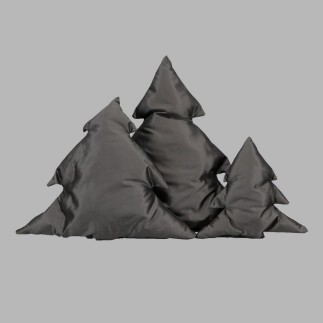 Trendy Christmas Tree Cushions brown grys Festive Decor for Your Sofa, Christmas Tree, or Wall