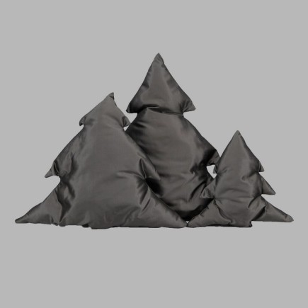 Trendy Christmas Tree Cushions brown grys Festive Decor for Your Sofa, Christmas Tree, or Wall