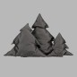 Coussins Sapin de Noël Tendance brun gris Décoration Festive pour le Canapé, le Sapin ou le Mur