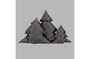 Trendy Kerstboom Kussens bruin grijs Feestelijke Decoratie voor op de Bank, Kerstboom of aan de Muur