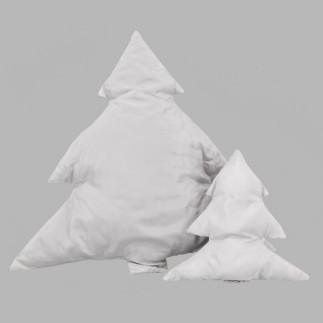 Christmas tree cushion O christmas tree color gray different heights