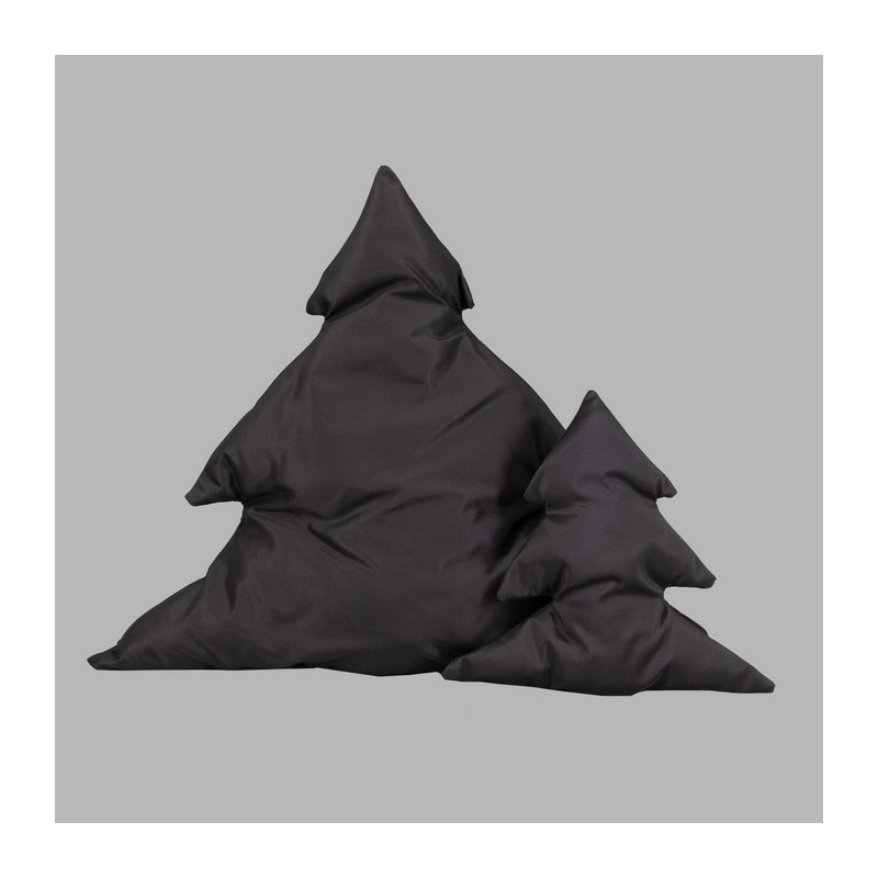 Coussin arbre de Noël The Christmas sleigh ride couleur anthracite différentes hauteurs