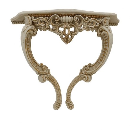 Console Georgian Green met bladgoud