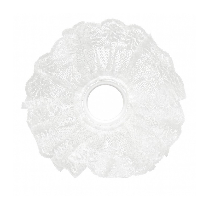 Colerette de Bouquet en Dentelle Ø 21 cm – Blanc