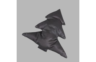 kerstboom kussen The Christmas sleigh ride kleur antraciet verschillende hoogtes