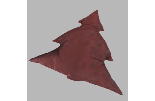 kerstboom kussen We wish you a merry Christmas kleur bruin rood verschillende hoogtes