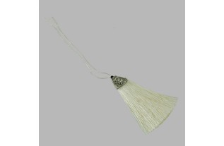 Curtain tassel with cord color off white 5 pieces