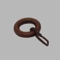 Curtain rings walnut dark wooden 10 pcs Curtain rings walnut dark wooden 10 pcs