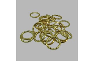 Embrasse anneaux en laiton 15 x 20 mm 25 pcs