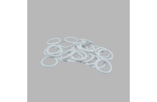 Plastic ring white 13 -18 mm 25 pcs