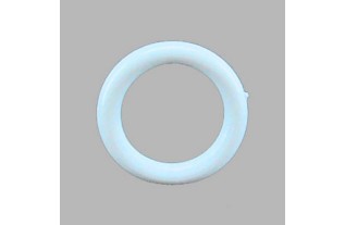 Plastic ringen wit 13 -18 mm 25 stks