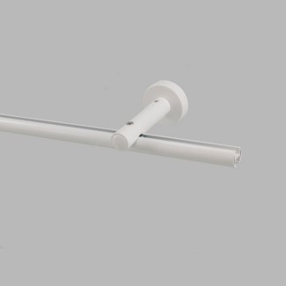 Brackets curtain track drapery rod with rail 20-28 mm white 8 cm per piece