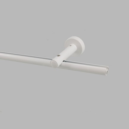 Brackets curtain track drapery rod with rail 20-28 mm white 8 cm per piece