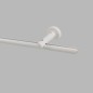 Brackets curtain track drapery rod with rail 20-28 mm white 8 cm per piece Brackets curtain track drapery rod with rail 20-28 mm white 8 cm per piece