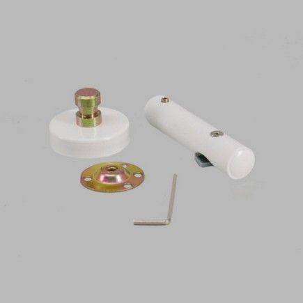 Brackets curtain track drapery rod with rail 20-28 mm white 8 cm per piece