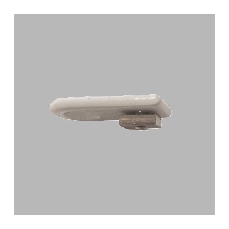 Support de plafond plat tringle à rideaux canal 20-28 mm couleur blanc 1 pièce Support de plafond plat tringle à rideaux canal 20-28 mm couleur blanc 1 pièce