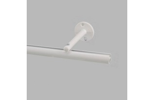 Supports tringle à rideau canal 20 mm blanc longueur 10 cm 1 pièce