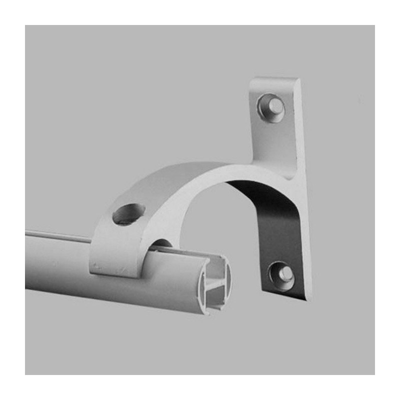 Brackets channel track drapery rod 20 mm color aluminium per piece Brackets channel track drapery rod 20 mm color aluminium per piece