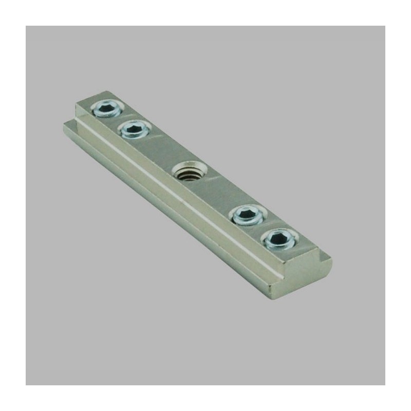 Connector for curtain track rod per piece
