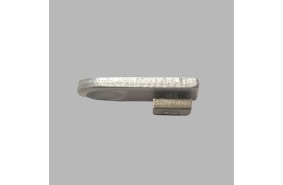 Support de plafond plat tringle à rideaux canal 20-28 mm couleur gris 1 pièce