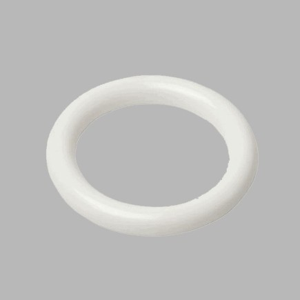 Plastic ringen wit 18 - 25 mm 24 stuks