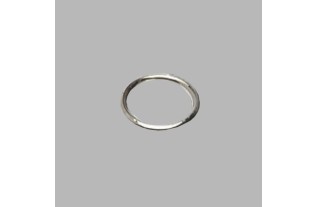 Embrasse ring 18 x 23 mm zilver per stuk