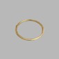 Curtain holdback ring 17 x 23 mm old gold 10 pieces