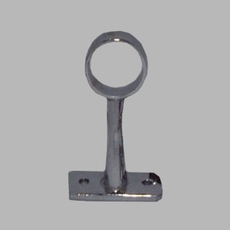 Midden steun gordijnroede 19 mm kleur Chroom 2 stks