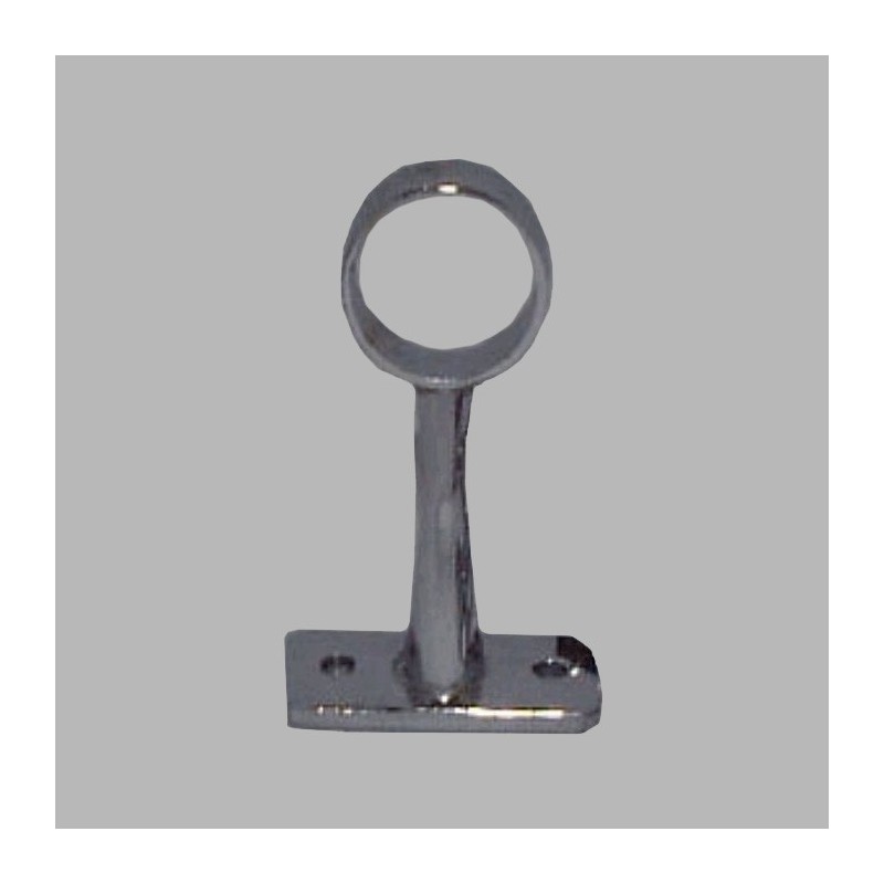 Midden steun gordijnroede 19 mm kleur Chroom 2 stks