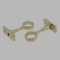 Supports de tringle à rideau 19 mm couleur or 2 pcs