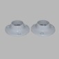 Bracket in the day curtain rod 19 mm color white 2 pcs