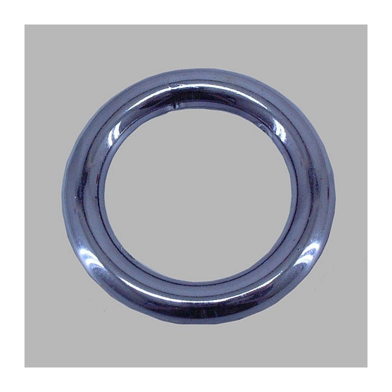 Plastique anneau de tringle à rideau 19mm chrome 40-55 mm 12 pcs