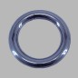 Curtain rod 19 mm plastic ring chrome 40-55 mm 12 pcs