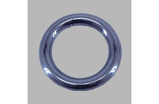 Gordijnroede ring plastic chroom 40-55 mm 12 stks