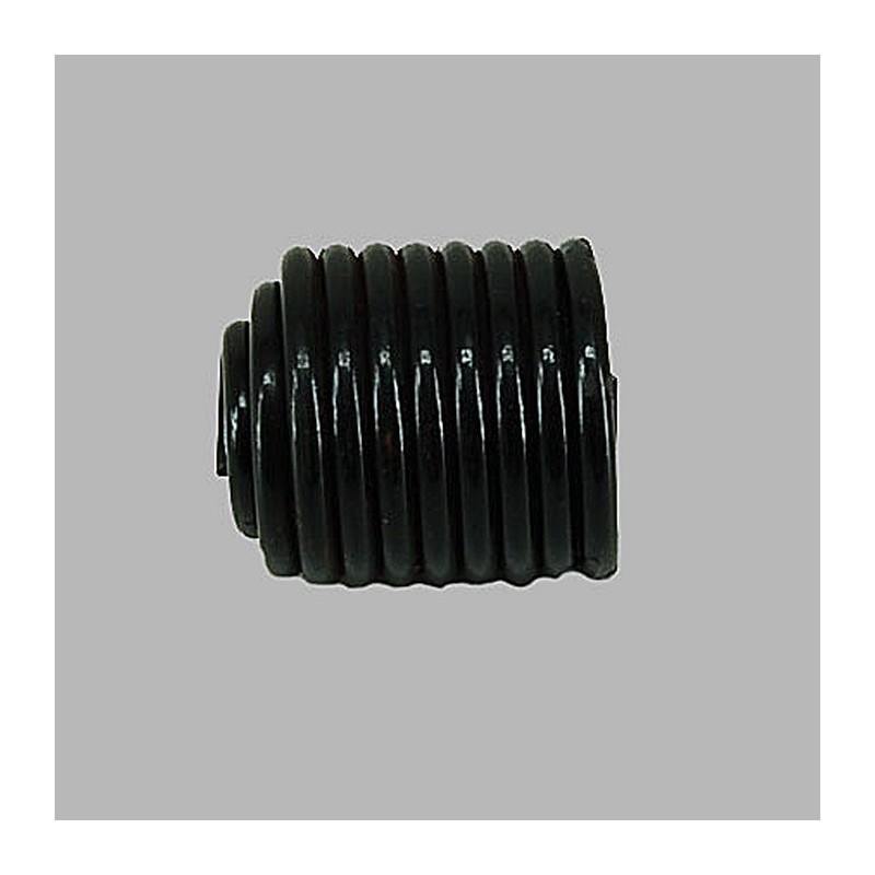 Finial coil spring black anthracite curtain rod 19mm L 3cm 2 pcs