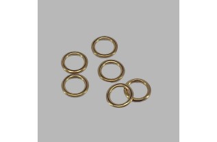 Embrasse anneaux en laiton vieux 25 x 26 mm 12 pcs