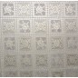 Lace design blocks color white width 150 cm Lace design blocks color white width 150 cm